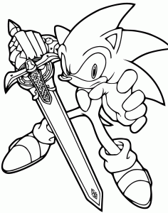 Sonic Free Printable Coloring Pages For Kids