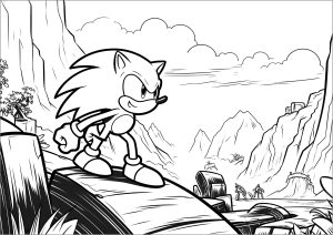 Free Printable Sonic Near Me Coloring Page, Sheet and Picture for Adults  and Kids (Girls and Boys) 