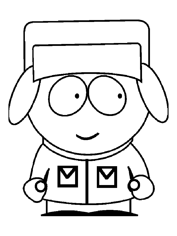 556 Simple South Park Coloring Pages Printable for Kids