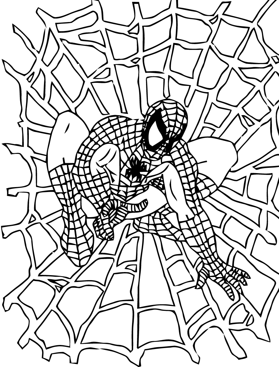 Spiderman coloring pages to download for free  SpiderMan Kids