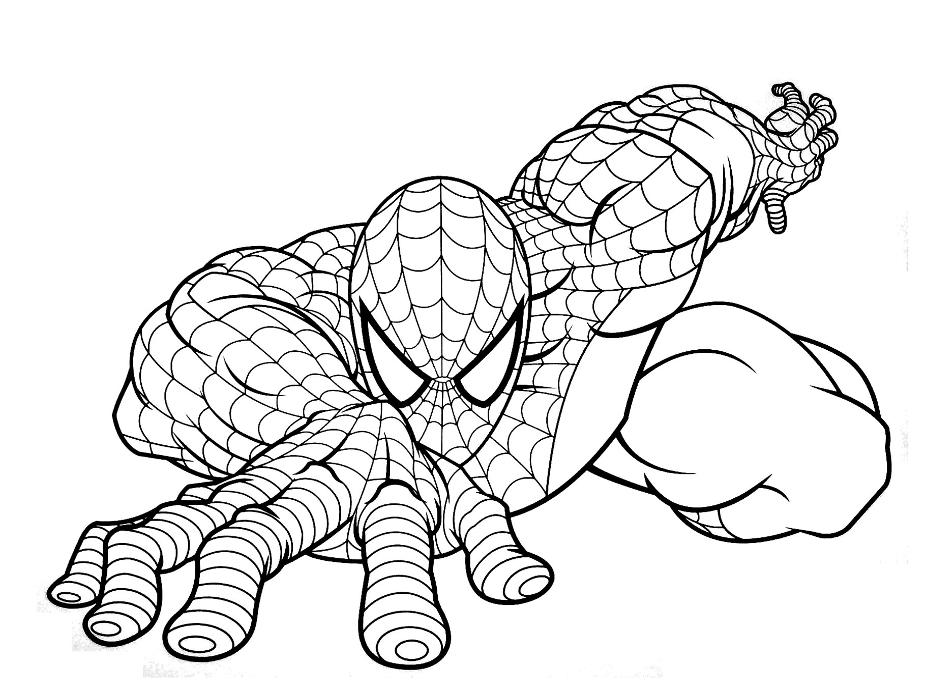 Spiderman To Print Spiderman Kids Coloring Pages