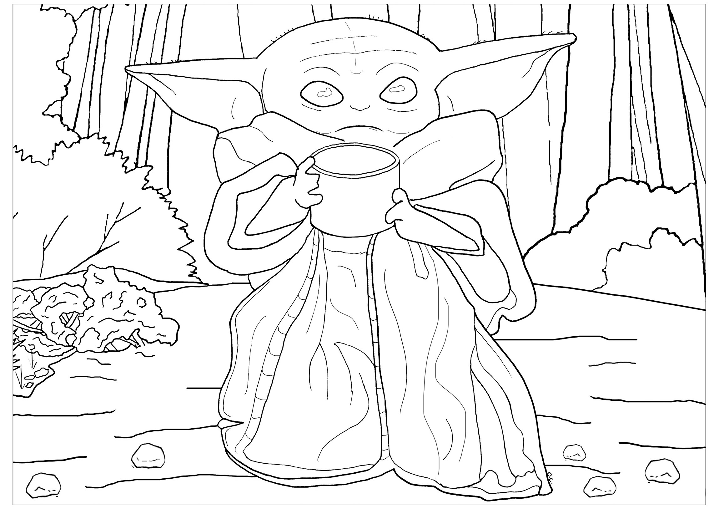 Star wars free to color for children - Star Wars Kids Coloring Pages