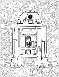 Star Wars: R2D2 and complex background