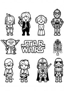 obi wan anakin coloring pages