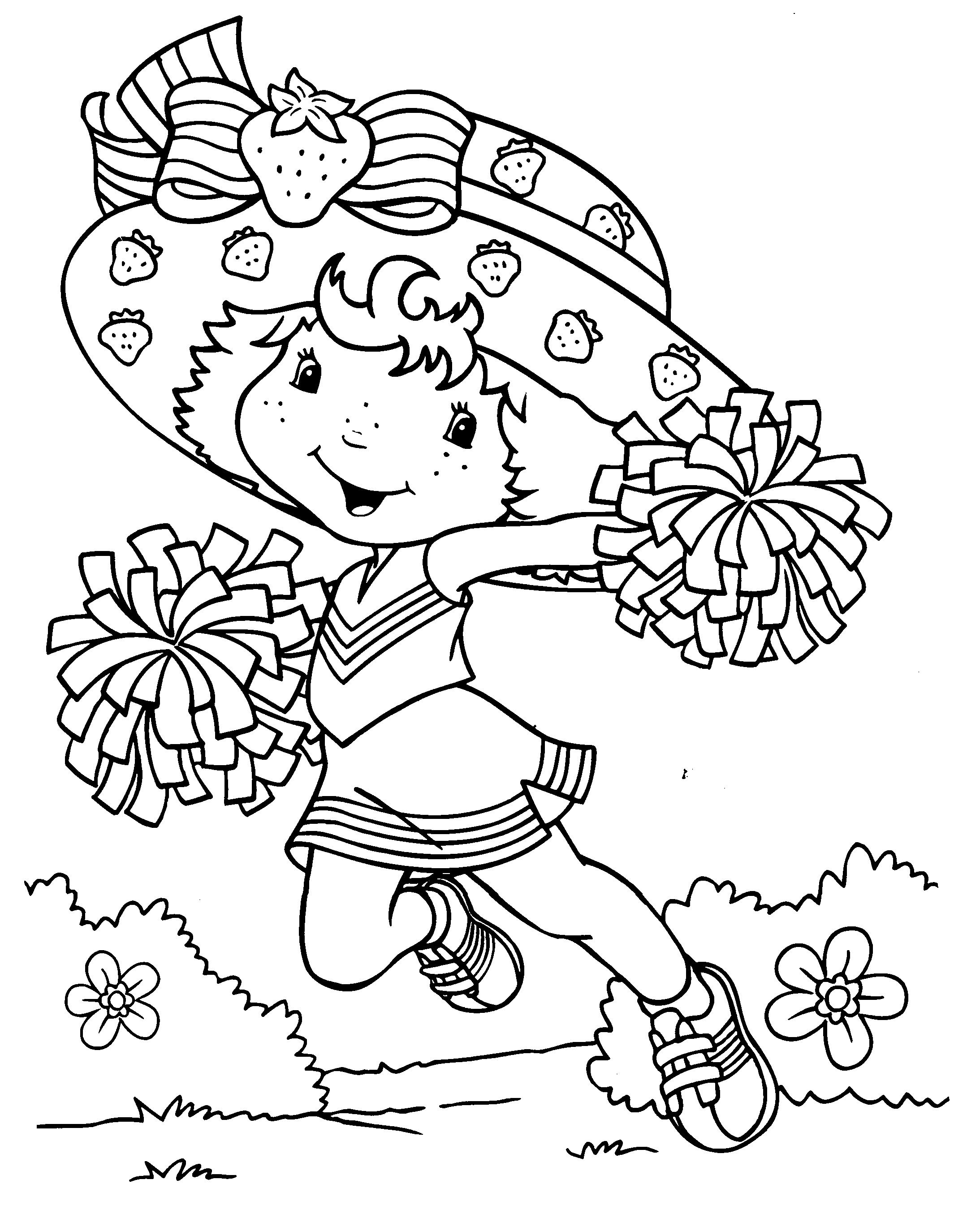 Coloring Pages For Children Strawberry Shortcake 83983 
