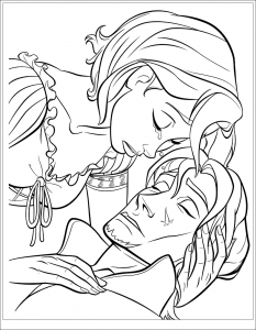 crying girl coloring pages