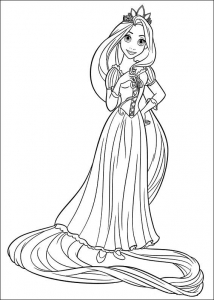 52 Collections Printable Coloring Pages Princess Rapunzel  Latest HD