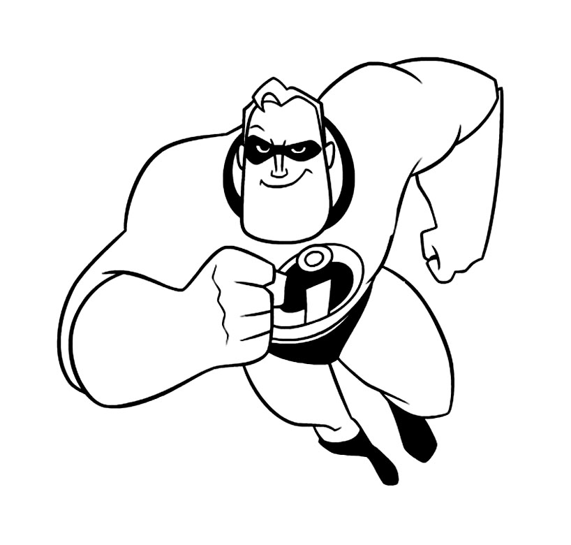 The Incredibles Free To Color For Kids The Incredibles Kids Coloring Pages