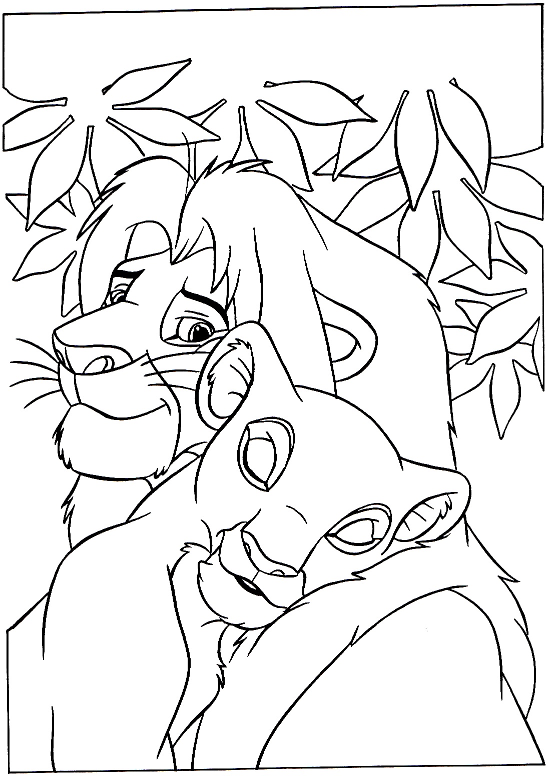 lion king 3 coloring pages