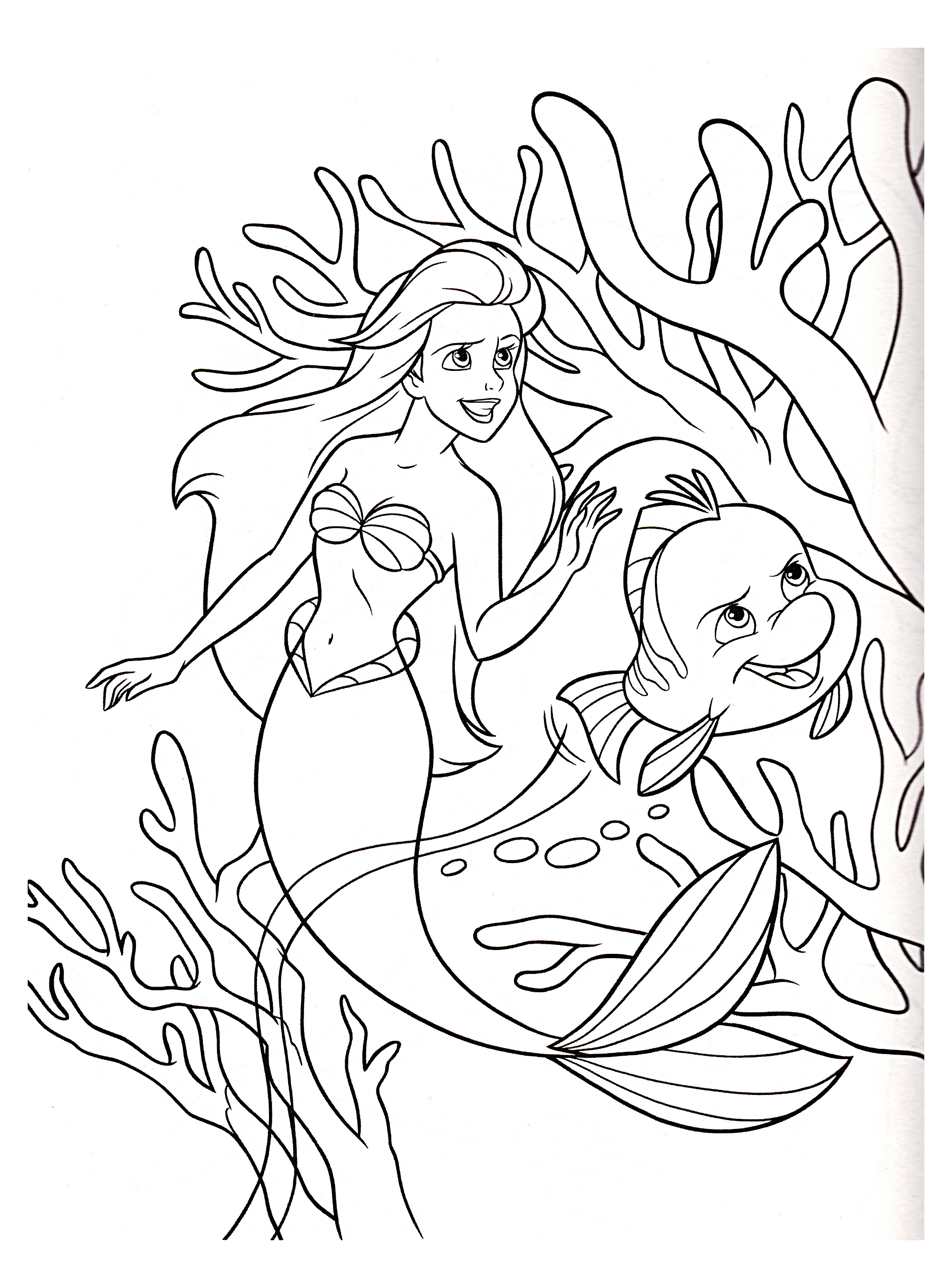 ariel-the-little-mermaid-disney-the-little-mermaid-kids-coloring-pages