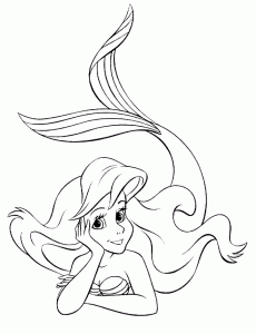 The Little Mermaid Free Printable Coloring Pages For Kids