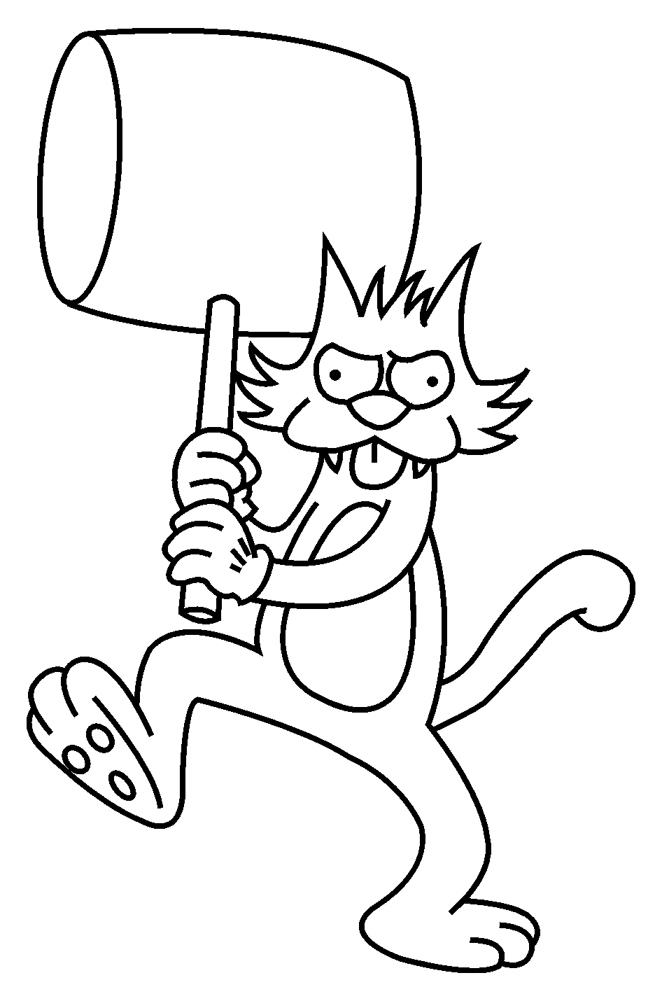 The Simpsons Characters Coloring Page Coloring Sun Coloring Pages ...