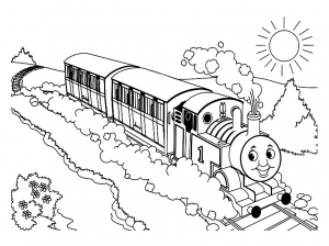 thomas coloring pages emily
