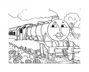 thomas coloring pages emily