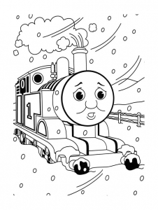 Thomas and his friends coloring pages for kids