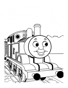 Thomas and his friends coloring pages for kids