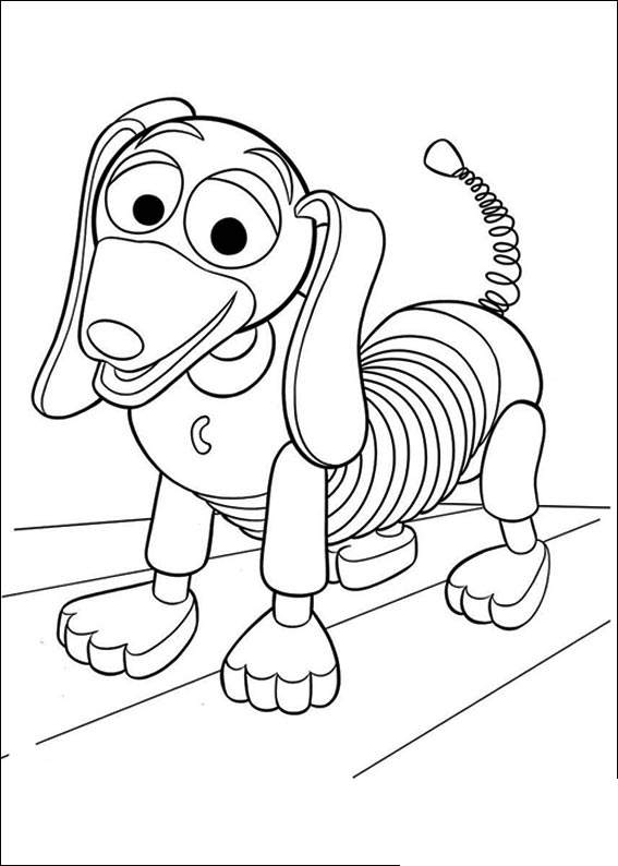 Cute free Toy Story coloring page to download : Zigzag