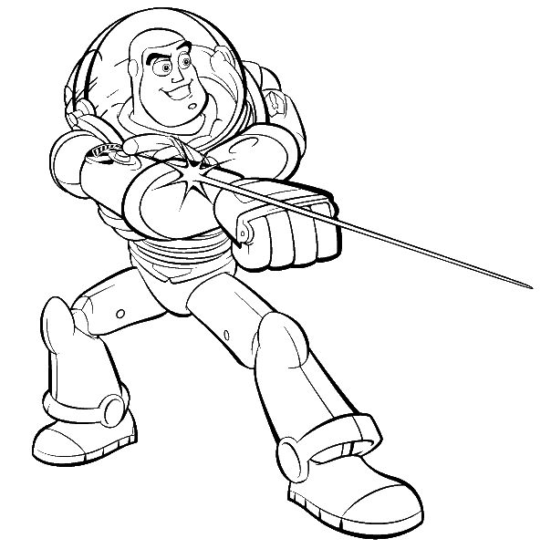 buzz lighyear coloring pages