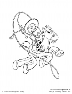 toy story 2 coloring pages