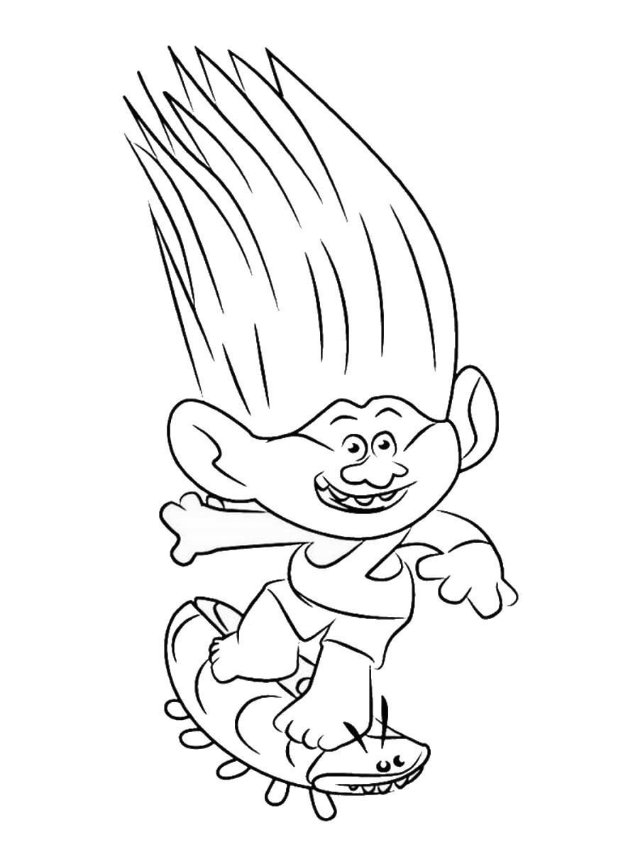 Trolls Coloring pages to download and print for free  Poppy coloring page,  Disney coloring pages, Cartoon coloring pages
