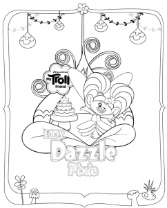 Trolls Free Printable Coloring Pages For Kids