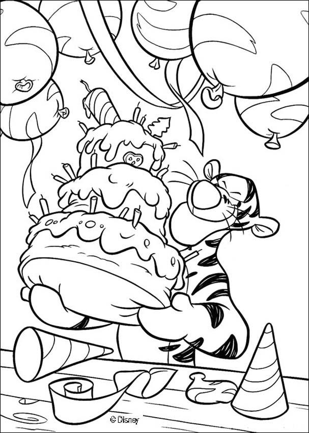 eeyore birthday coloring pages free