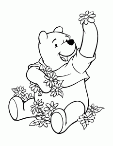 Winnie The Pooh - Free printable Coloring pages for kids