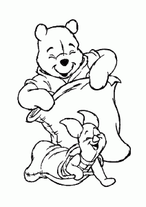 Winnie The Pooh - Free printable Coloring pages for kids