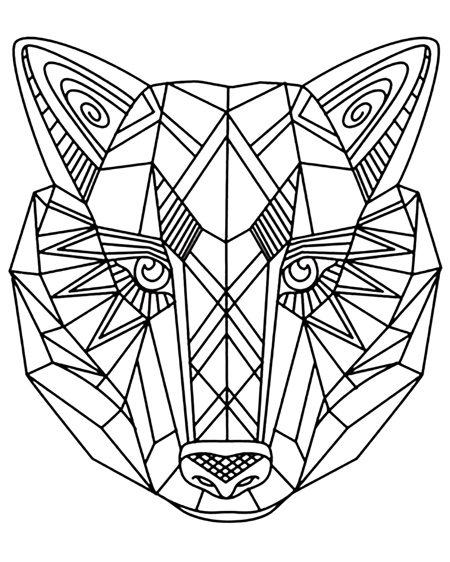 Wolf for kids - Wolf Kids Coloring Pages