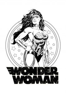 Wonder Woman - Free printable Coloring pages for kids
