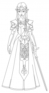 zelda free printable coloring pages for kids
