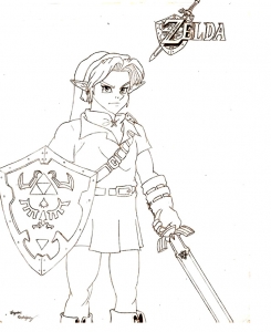 Zelda Free Printable Coloring Pages For Kids