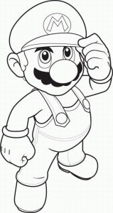 Ausmalbild von zum Ausdrucken und Ausmalen für Kinder : Ausmalbilder-mario-bros-2