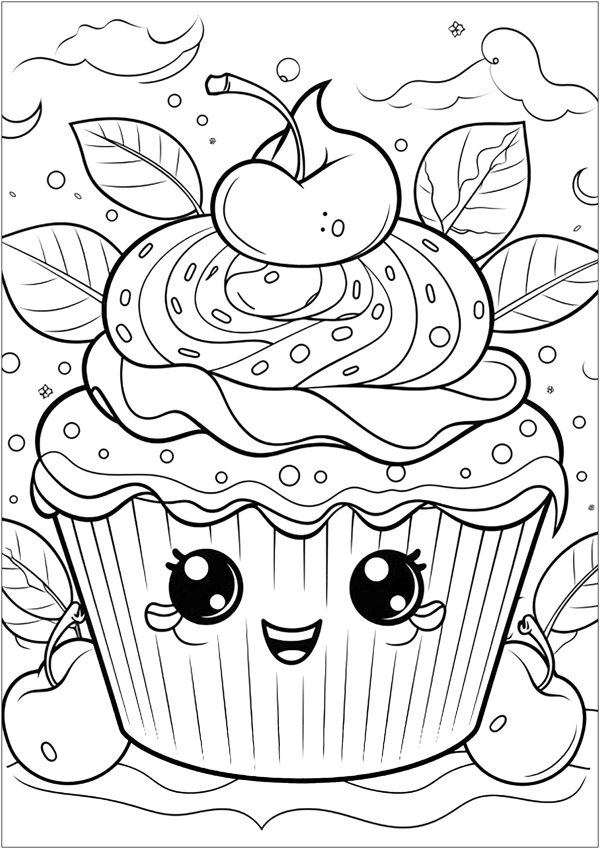 dibujos de cupcakes