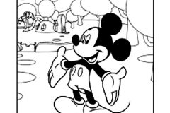 Dibujos de Mickey para colorear