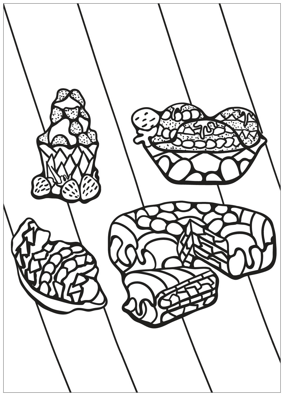 Desenhos de Bolos para Colorir - Colorir.com