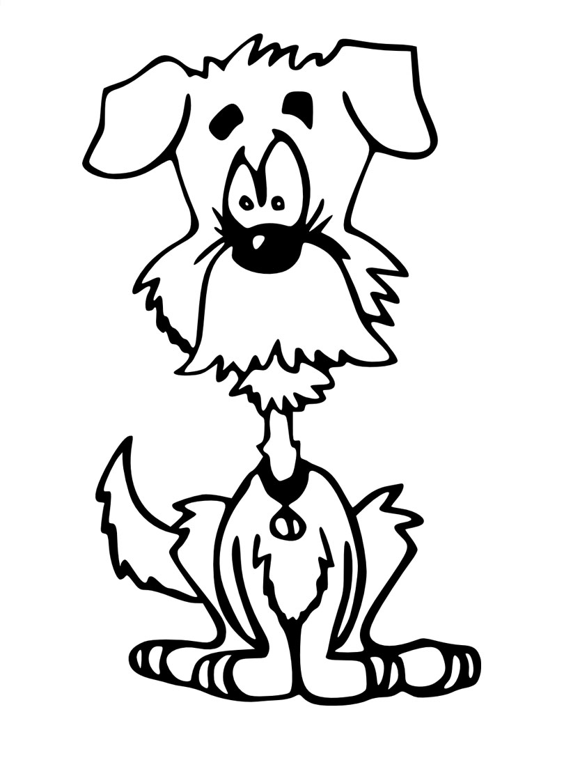Desenhos para Colorir: Desenho de cachorro salsicha, dog, cachorro para  colorir.