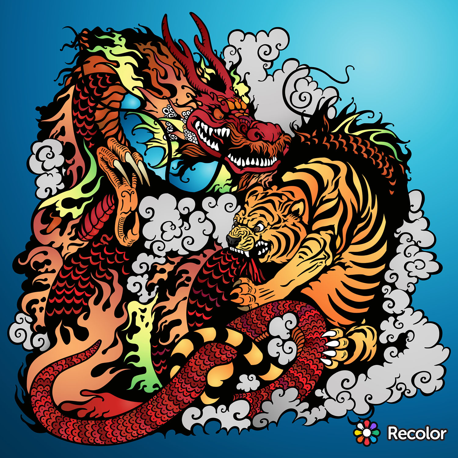 Download Recolor - Coloring book app for adults - Coloring Pages for Adults