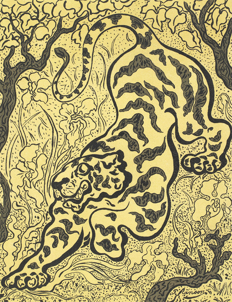 paul Élie ranson tigre en la selva versión 2 obra de arte