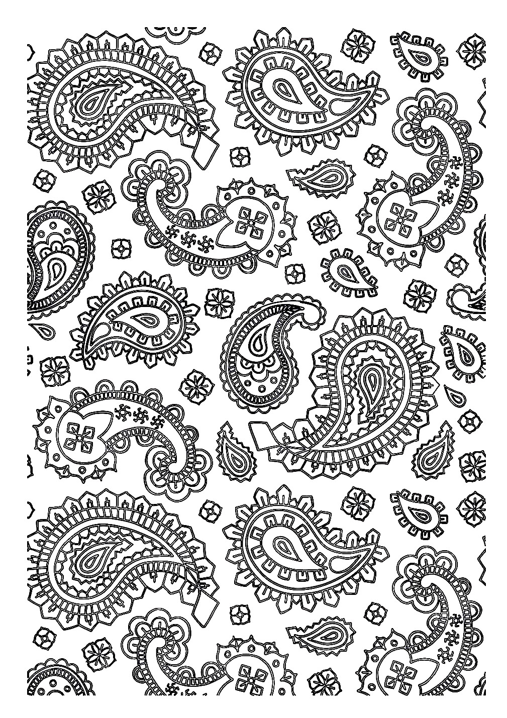 Paisley - Coloring Pages for Adults