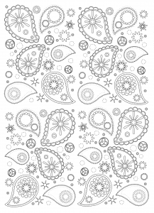 Oriental Coloring Pages For Adults