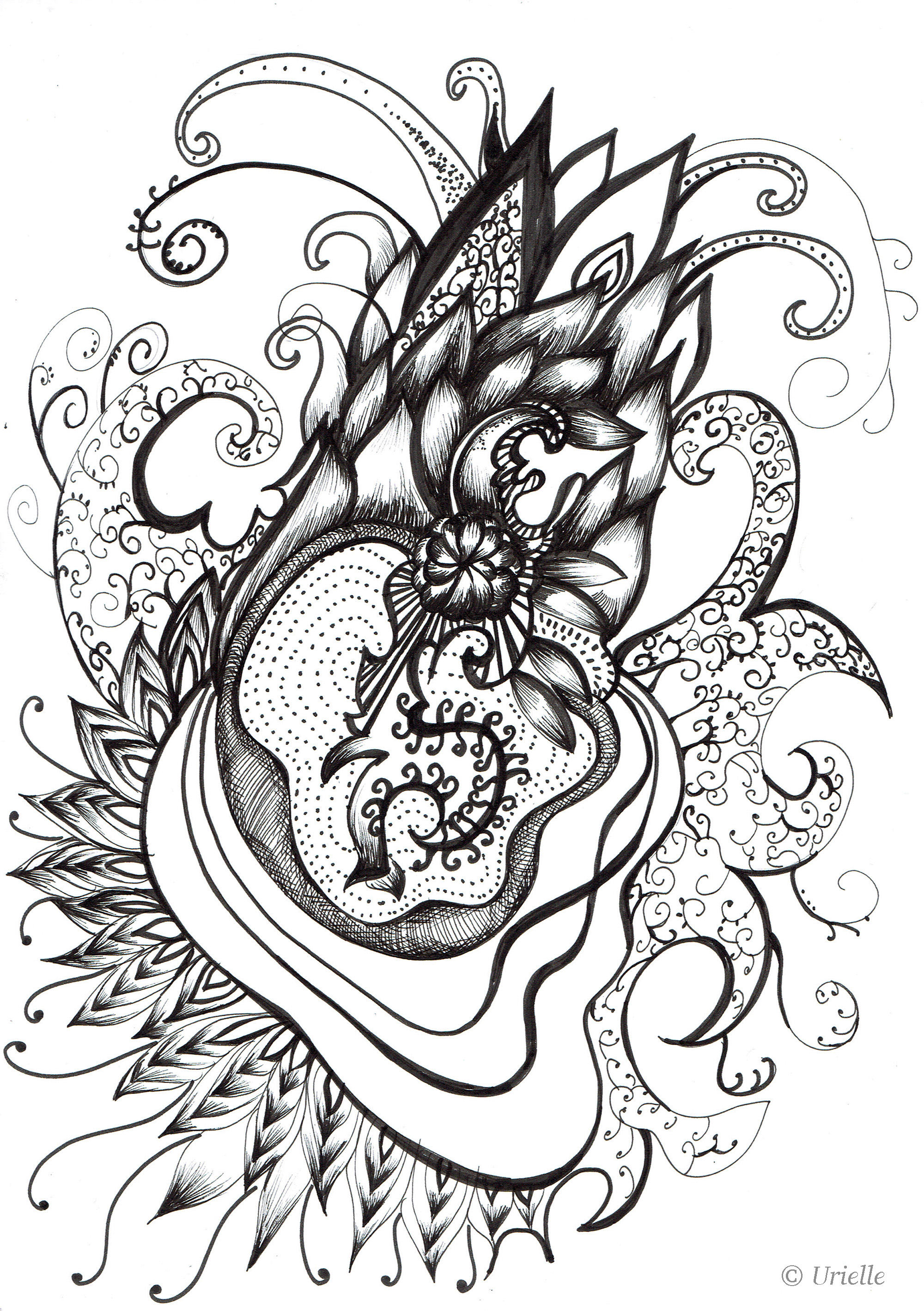 Heart - Coloring Pages for Adults