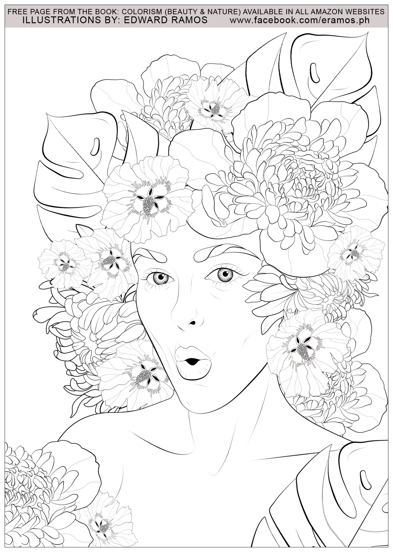Download 327+ Books Woman In The Nature Coloring Pages PNG PDF File