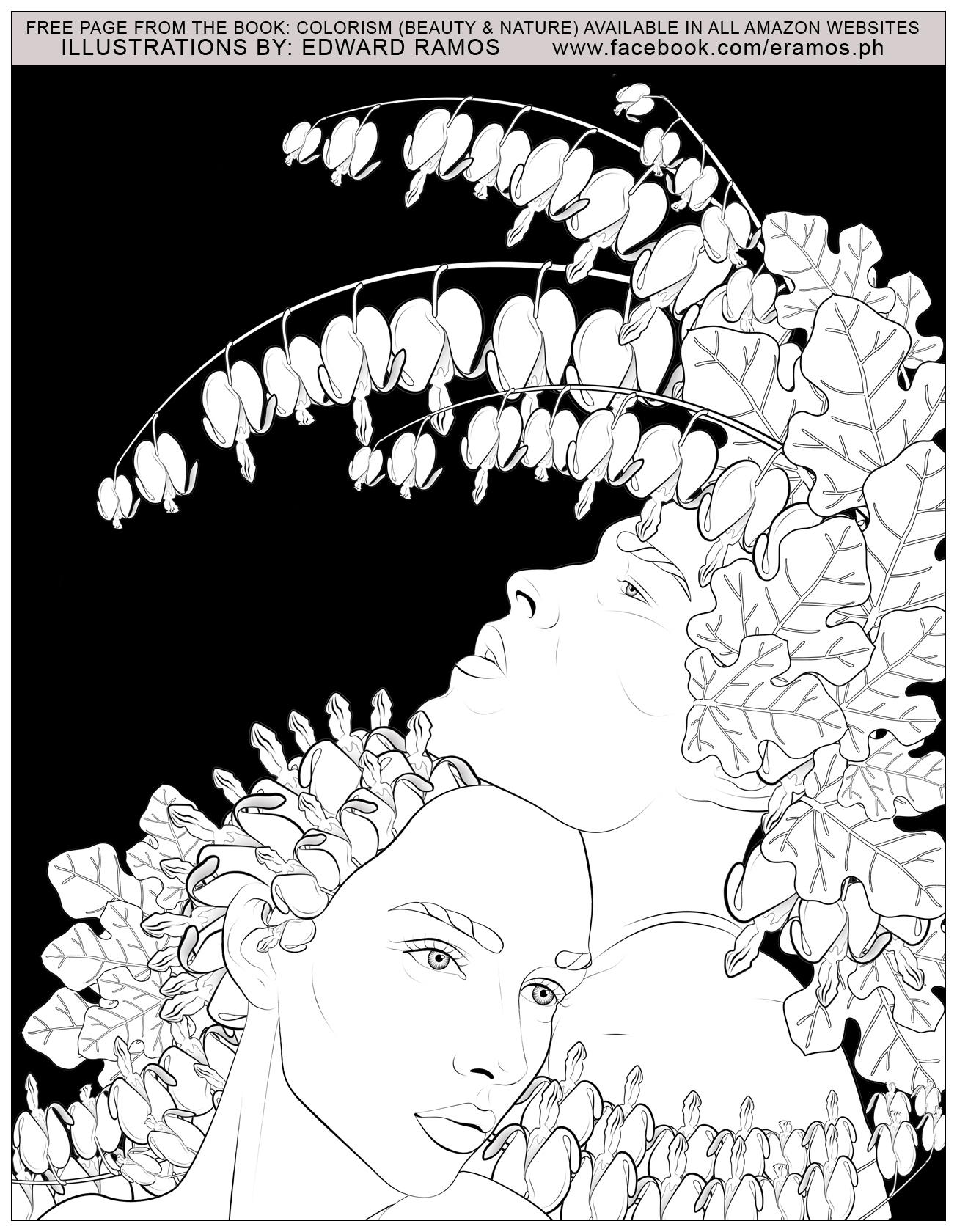 Illustration from the book Colorism - Beauty & Nature by Edward Ramos - 14, Artist : Edward Ramos