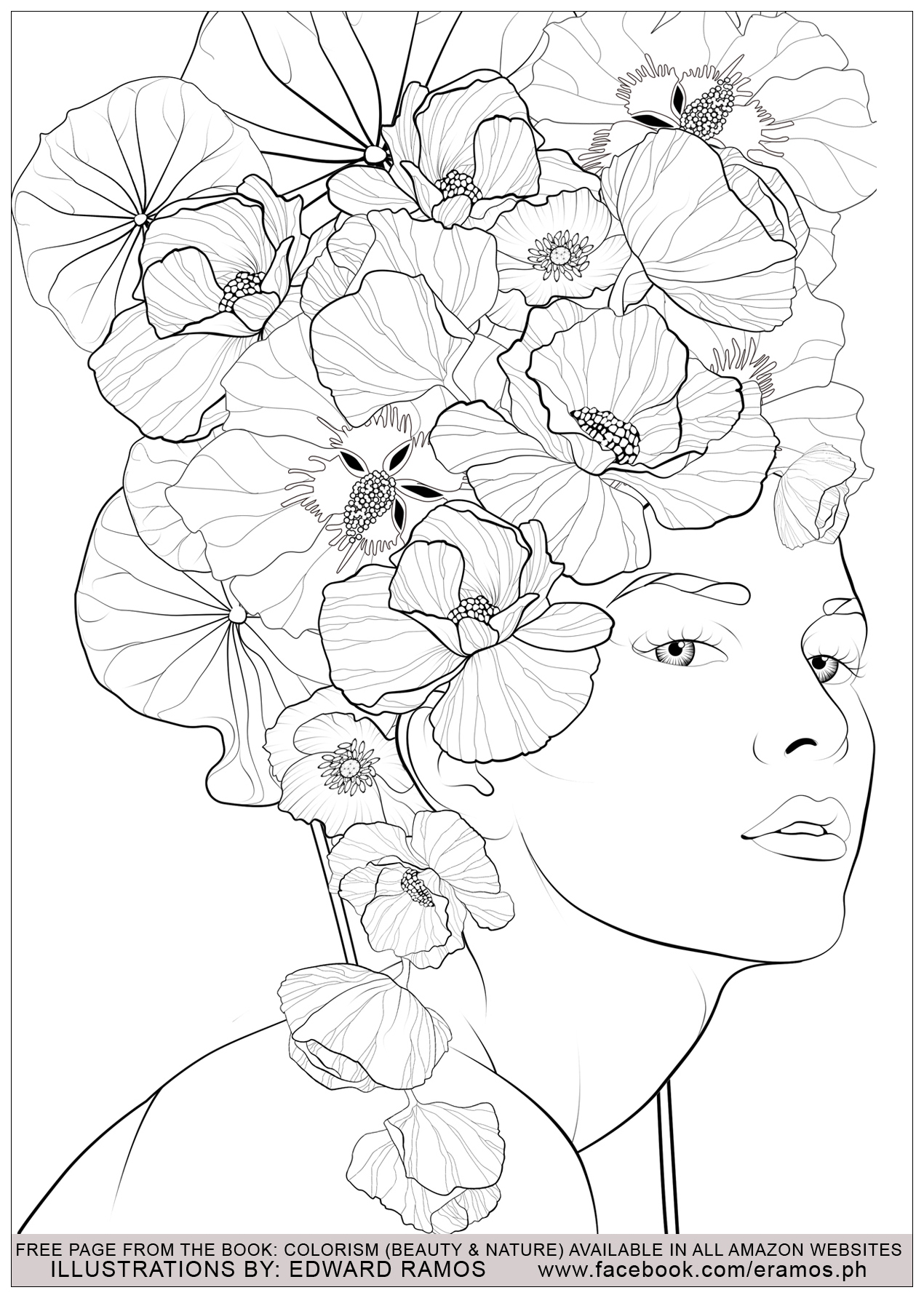 Illustration from the book 'Colorism: Beauty, Artist : Edward Ramos