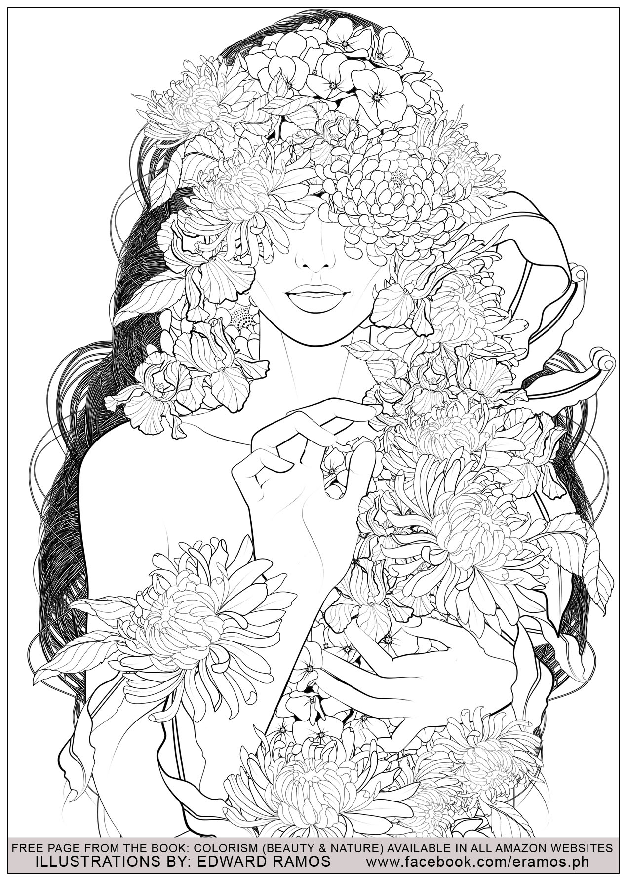 Illustration from the book Colorism - Beauty & Nature by Edward Ramos - 5, Artist : Edward Ramos