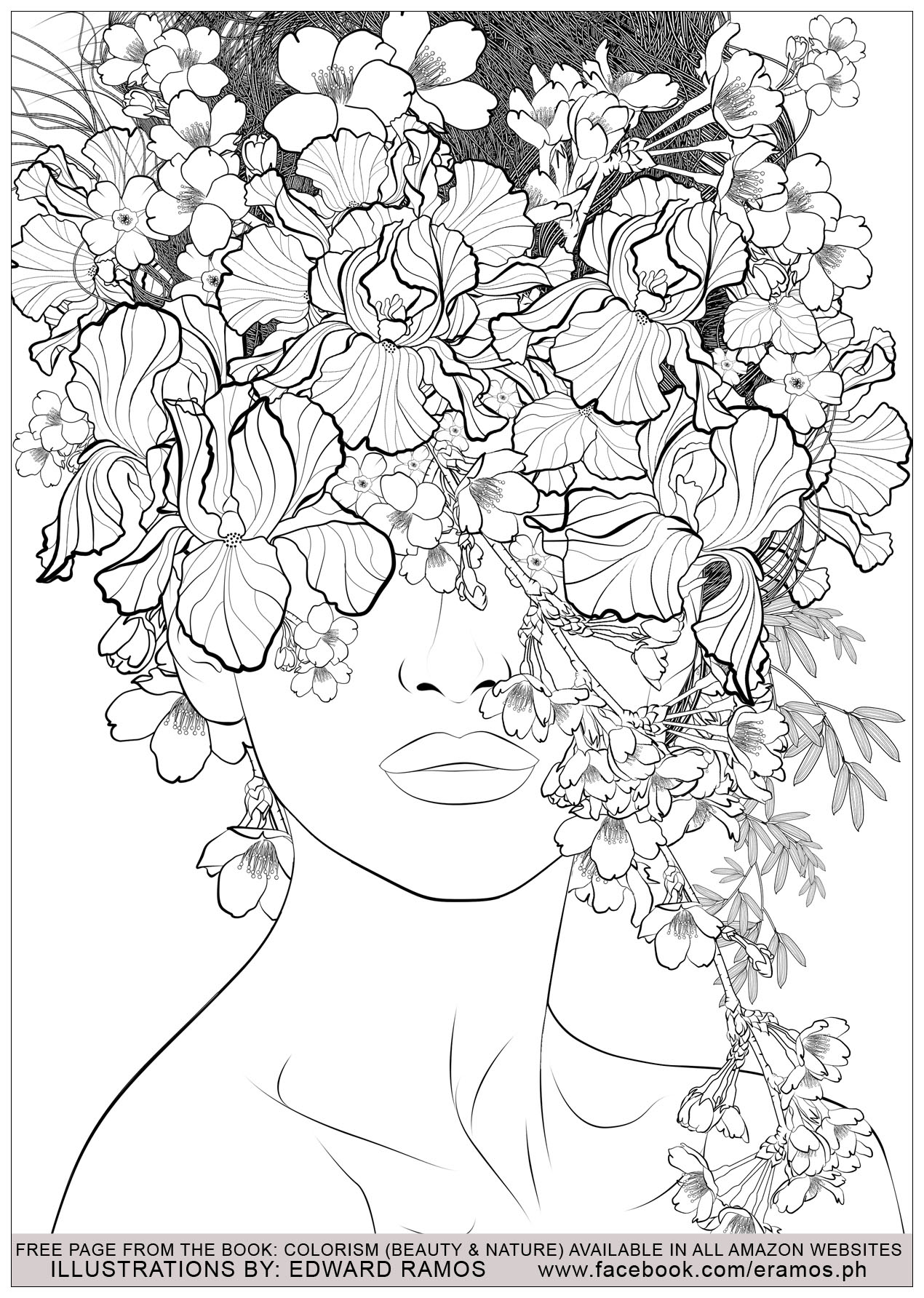 Illustration from the book Colorism - Beauty & Nature by Edward Ramos - 7, Artist : Edward Ramos