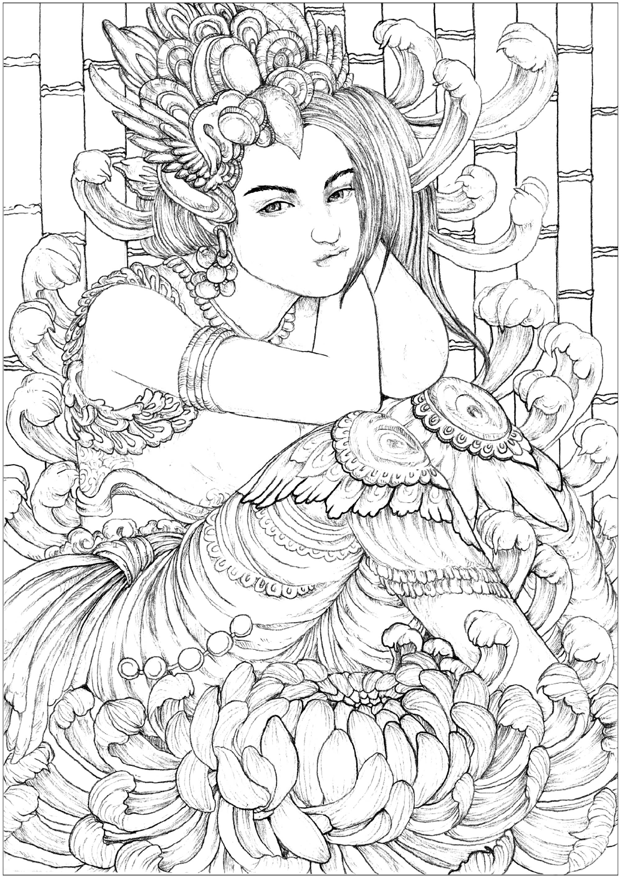 Download Hiwaga - Anti stress Adult Coloring Pages