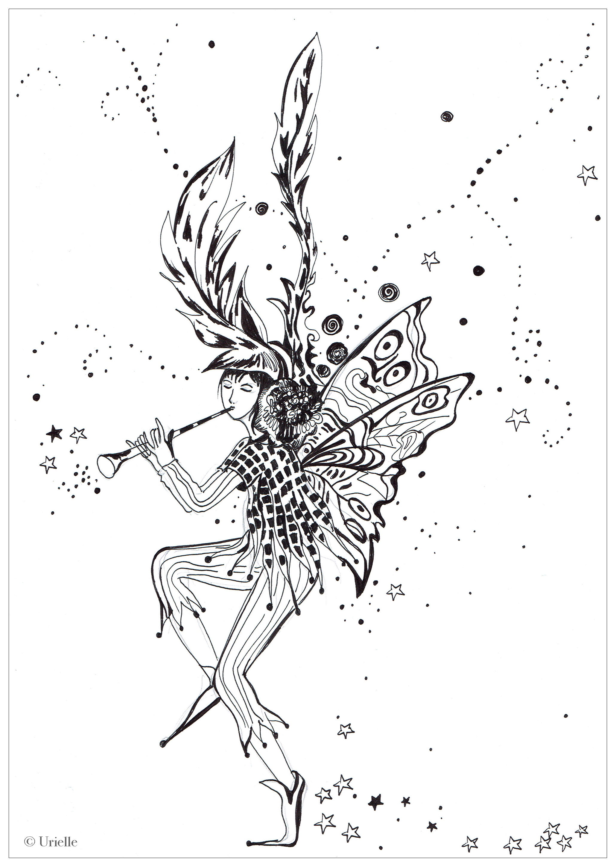 Fairy - Coloring Pages for Adults