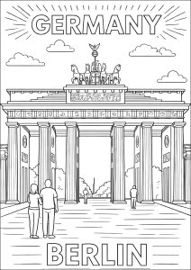 Berlin's Brandenburg Gate, Germany's most emblematic monument